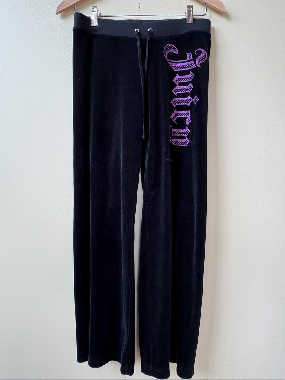 Y2K ORIGINAL -Juicy Couture - Black and Pink Velour Tracksuit - 2 PIECE - Size S - Picture 3 of 13